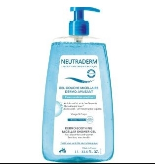 NEUTRADERM Dermo - Łagodzący Micelarny Żel pod prysznic 1000 ml