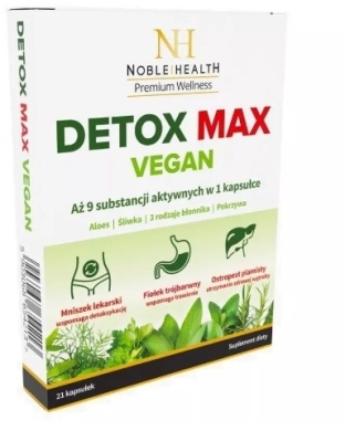 NH Detox Max Vegan 21 kapsułek