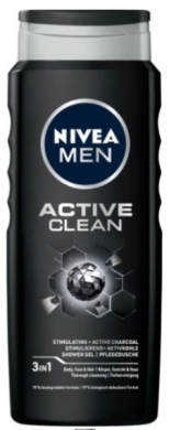 NIVEA MEN ACTIVE CLEAN 3w1 Żel pod prysznic 500 ml