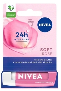 NIVEA Pomadka do ust ochronna Soft Rose 4,8 g