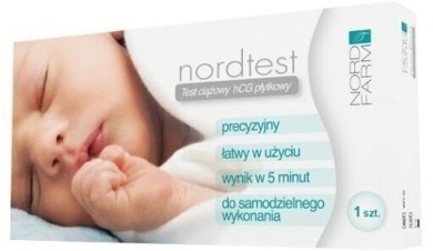 NORDTEST Płytkowy test ciążowy 1sztuka