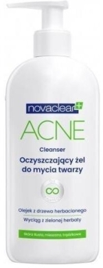NOVACLEAR ACNE CLEANSER Żel oczyszczający do mycia twarzy 150 ml
