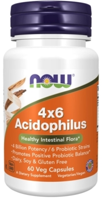 NOW FOODS Acidophilus 4x6 60 kapsułek
