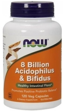 NOW FOODS Acidophilus Bifidus 120 kapsułek