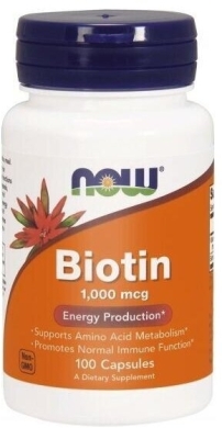 NOW FOODS Biotyna 1000 mcg 100 kapsułek