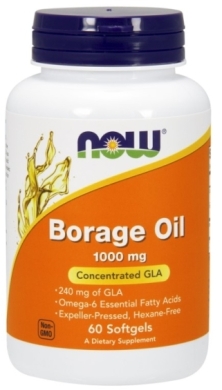 NOW FOODS Borage oil - Olej z Ogórecznika 60 kapsułek