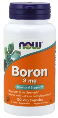 NOW FOODS Boron 3 mg 100 kapsułek