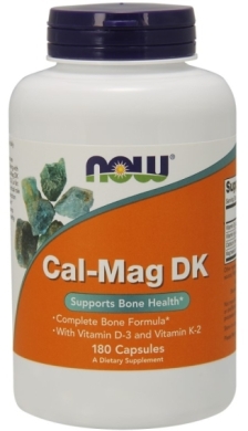 NOW FOODS Cal-Mag DK 180 kapsułek