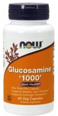 NOW FOODS Glukozamina 1000 mg 60 kapsułek