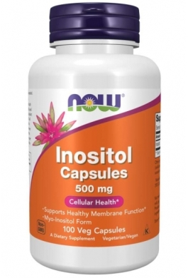 NOW FOODS Inozytol 500 mg 100 kapsułek