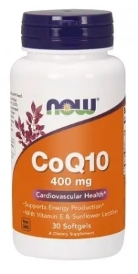 NOW FOODS Koenzym Q10 400 mg 30 kapsułek