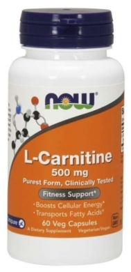 NOW FOODS L-Carnitine 500 mg 60 kapsułek