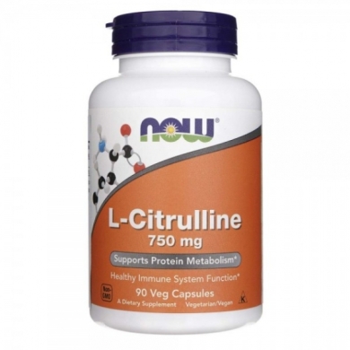 NOW FOODS L-Cytrulina 750 mg 90 kapsułek