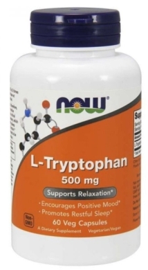 NOW FOODS L-Tryptophan 500 mg 60 kapsułek