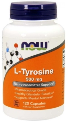 NOW FOODS L-Tyrosine 500 mg 120 kapsułek