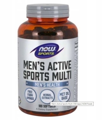 NOW FOODS MEN'S Extreme Sport 180 kapsułek