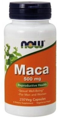NOW FOODS Maca 500 mg 250 kapsułek