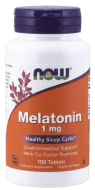 NOW FOODS Melatonin 1 mg 100 kapsułek