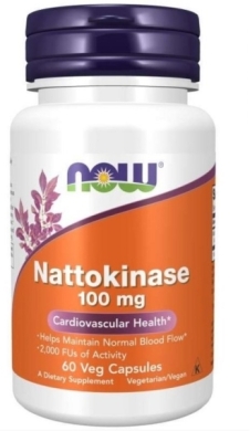 NOW FOODS Nattokinase 100 mg 60 kapsułek