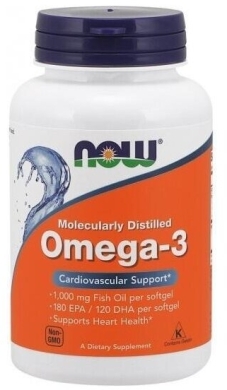 NOW FOODS Omega-3 1000 mg 500 kapsułek