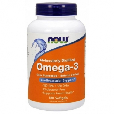 NOW FOODS Omega-3 EPA+DHA 180 kapsułek