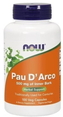 NOW FOODS Pau D'arco 500 mg 100 kapsułek
