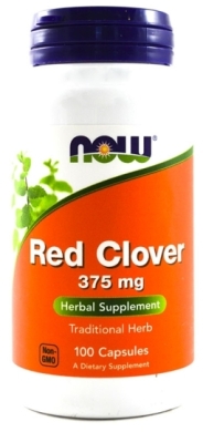 NOW FOODS Red Clover 375 mg 100 kapsułek