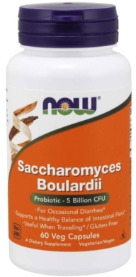 NOW FOODS Saccharomyces bulardii 60 kapsułek
