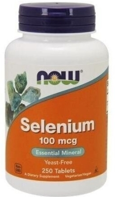 NOW FOODS Selen 100 mcg 250 tabletek