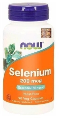 NOW FOODS Selen 200 mcg 90 kapsułek