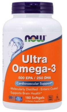 NOW FOODS Ultra Omega-3 180 kapsułek