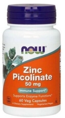 NOW FOODS Zinc Picolinate 50mg 60tab.