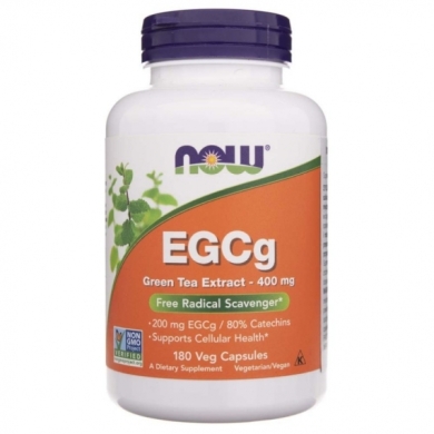 NOW FOODS ekstrakt EGCg 400 mg 180 kapsułek vegańskich