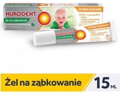 NURODENT® Żel na ząbkowanie Od NUROFENU® łagodzący ból dla dzieci