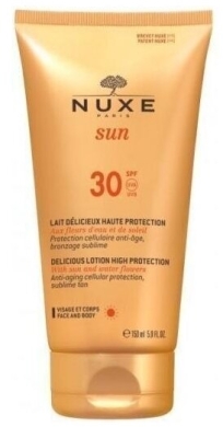 NUXE SUN SPF30 Mleczko do opalania twarzy i ciała 150 ml