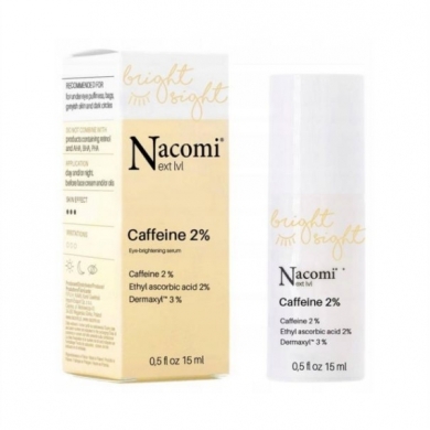 Nacomi Next LVL Caffeine 2% Serum rozświetlające 15 ml