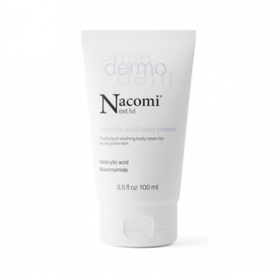 Nacomi Next LVL Dermo Krem do ciała oczyszczjący-łagodzący z kwasem salicylowym i niacinamidem 100ml