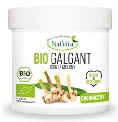 NatVita Bio Galgant korzeń mielony 100 g