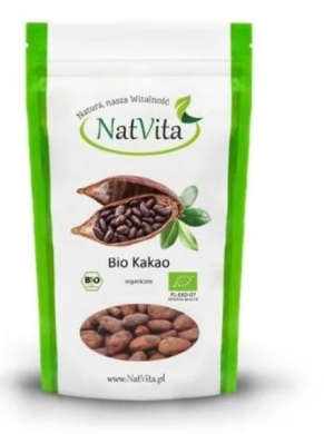 NatVita Bio Kakao całe ziarna 500 g