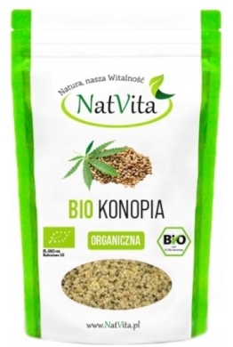 NatVita Bio Konopia ziarno łuskane 500 g