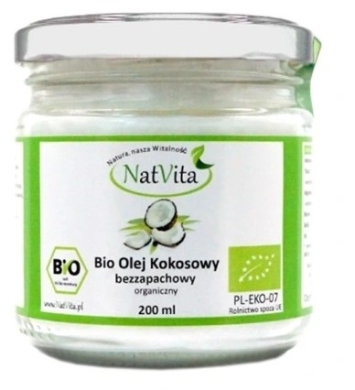 NatVita Bio olej kokosowy 200ml