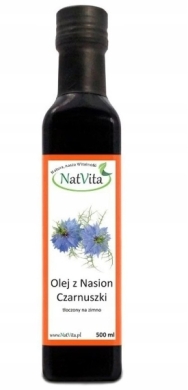 NatVita Olej z nasion Czarnuszki 500 ml