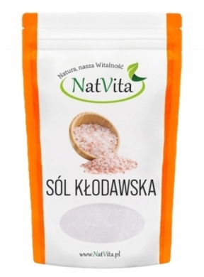 NatVita Sól kłodawska kamienna różowa 1,3 kg