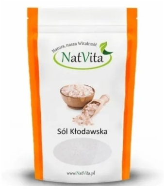 NatVita Sól kłodawska różowa,miałka 3 kg