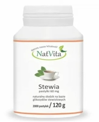 NatVita Stewia 60 mg 2000 pastylek