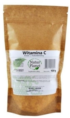 Natur Planet Witamina C Kwas L-Askorbinowy Proszek 100g