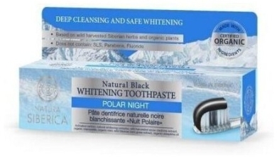 Natura Siberica Noc Polarna Czarna Pasta Do Zębów 100g