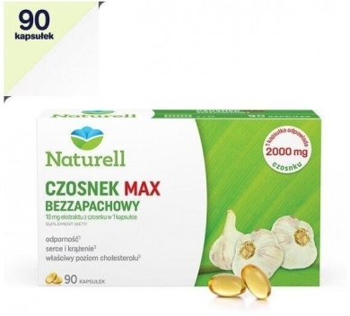 Naturell Czosnek Max bezzapachowy 90 kapsułek