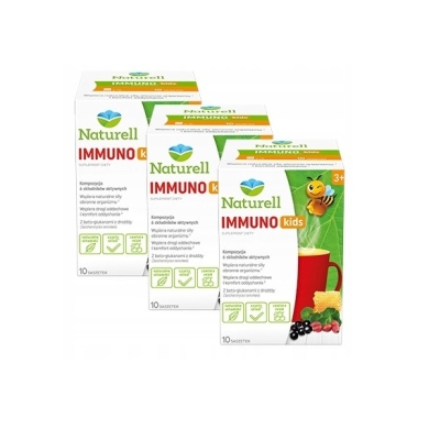 Naturell Immuno Kids 10 saszetek Wielopak x3