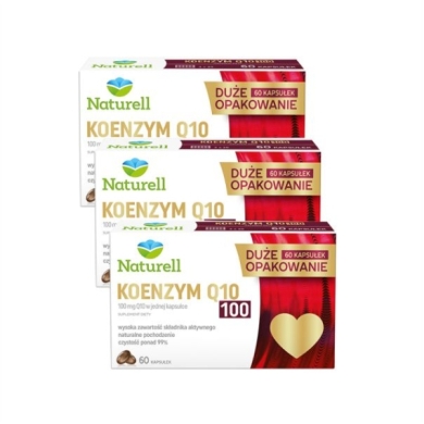 Naturell Koenzym Q10 100 Zestaw: 3 x 60 kapsułek